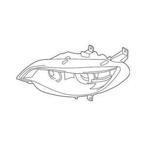 Driver Side Headlight Lens Housing image
