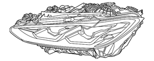 Driver Side Headlight Lens Housing image