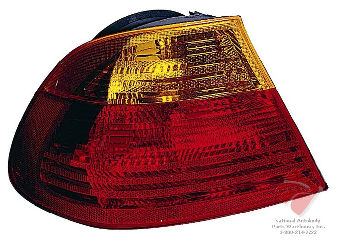 BMW 325i Driver Side Tail Light Assembly E46 Outer Carrier Assembly 4 Door Sedan - BM2800107