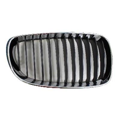 BMW 1 Series CAPA Certified Grille Passenger Side Chrome Black Coupe/Convertible - BM1200237C