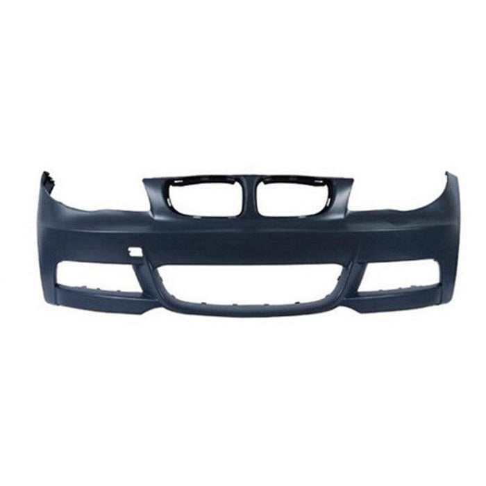 2008-2013 BMW 1 Series Front Bumper Without Sensor Holes/ Headlight Washer Holes With M-Package - BM1000208-Partify-Painted-Replacement-Body-Parts