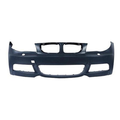 2008-2013 BMW 1 Series Front Bumper Without Sensor Holes With Headlight Washer Holes With M-Package - BM1000224-Partify-Painted-Replacement-Body-Parts