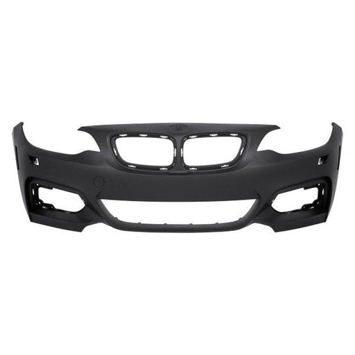 2014-2021 BMW 2-Series 228i/230i/M235i/M240i Front Bumper With M-Package & Without Sensor Holes & With Head Light Washer Holes - BM1000330-Partify-Painted-Replacement-Body-Parts