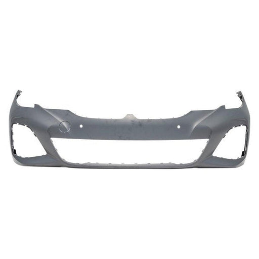 2019-2022 BMW 3-Series 330e/330i/M340i Sedan Front Bumper With M-Package & With Sensor Holes & With PDC Holes - BM1000517-Partify-Painted-Replacement-Body-Parts