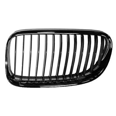 BMW 3 Series Coupe CAPA Certified Grille Driver Side Chrome Black - BM1200210C