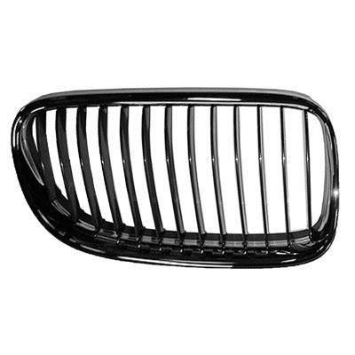 BMW 3 Series Coupe CAPA Certified Grille Passenger Side Chrome Black - BM1200209C