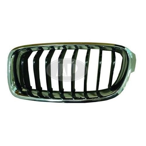 BMW 3 Series Sedan CAPA Certified Grille Driver Side Chrome Black Sport - BM1200236C