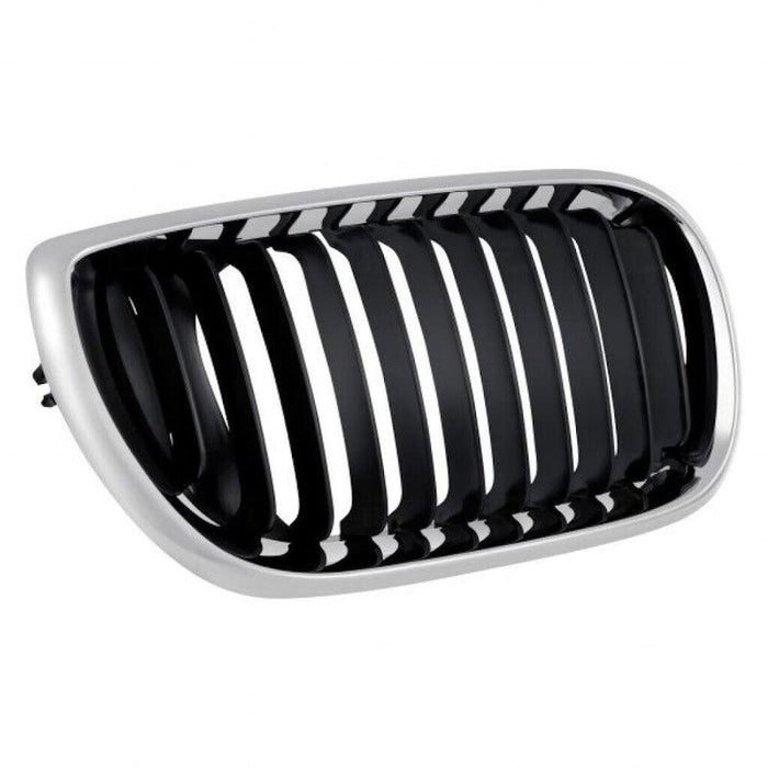 2002-2005 BMW 3 Series Sedan Grille Passenger Side Chrome Black - BM1200127-Partify-Painted-Replacement-Body-Parts