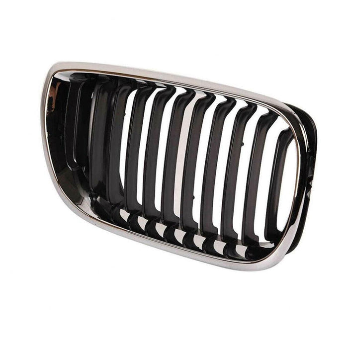 2002-2005 BMW 3 Series Sedan Grille Passenger Side Chrome Black - BM1200127-Partify-Painted-Replacement-Body-Parts