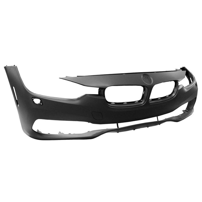 BMW 330E CAPA Certified Front Bumper Without Sensor Holes With Headlight Washer Holes Sedan - BM1000426C