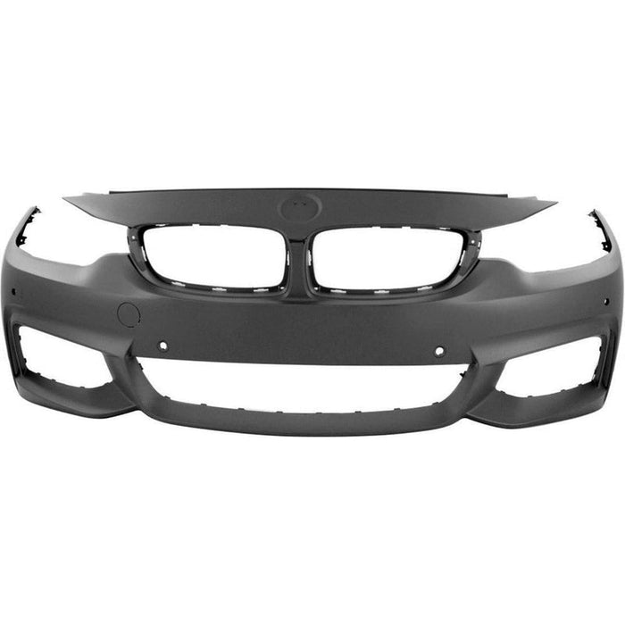 BMW 428I CAPA Certified Front Bumper With Sensor Holes ConvertibleWith M-Package - BM1000337C