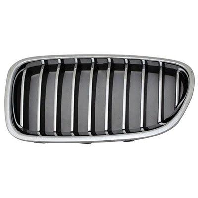 BMW 5 Series CAPA Certified Grille Driver Side Chrome 528 Models Without M Package/Night Vision - BM1200246C