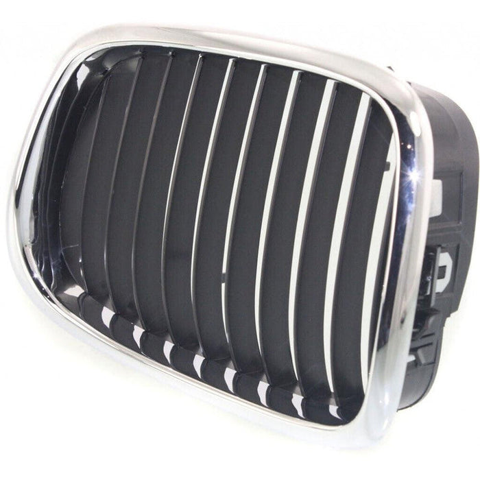 1997-2003 BMW 5 Series Grille Driver Side Chrome Black 525I/530I - BM1200138-Partify-Painted-Replacement-Body-Parts