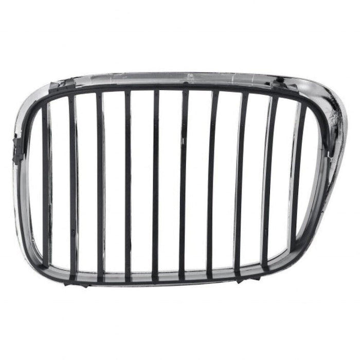 2001-2003 BMW 5 Series Grille Passenger Side Chrome Black 540 - BM1200137-Partify-Painted-Replacement-Body-Parts