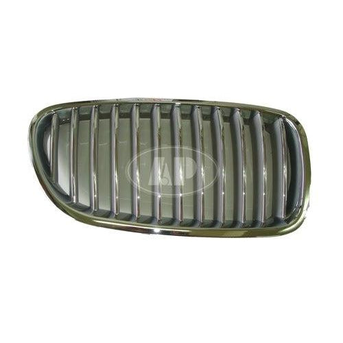 2011-2013 BMW 5 Series Grille Passenger Side Chrome/Silver - BM1200199-Partify-Painted-Replacement-Body-Parts