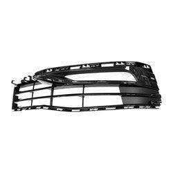 BMW 5 Series Lower CAPA Certified Grille Driver Side Painted Black Without M-Package - BM1038195C