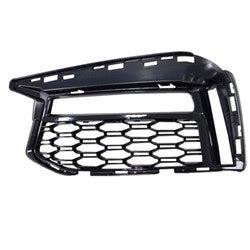 BMW 5 Series Lower CAPA Certified Grille Driver Side With Fog/M-Package Black Finish - BM1038190C