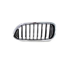 BMW 5 Series OEM Grille Driver Side Chrome With 9 Bars Without M-Package/Night Vision With Luxury Package - 51137390865