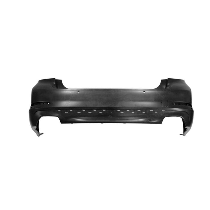 BMW 5 Series CAPA Certified Rear Bumper With Sensor Holes Without M-Package - BM1100383C