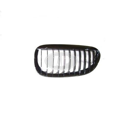 BMW 6 Series CAPA Certified Grille Driver Side Chrome Black - BM1200206C