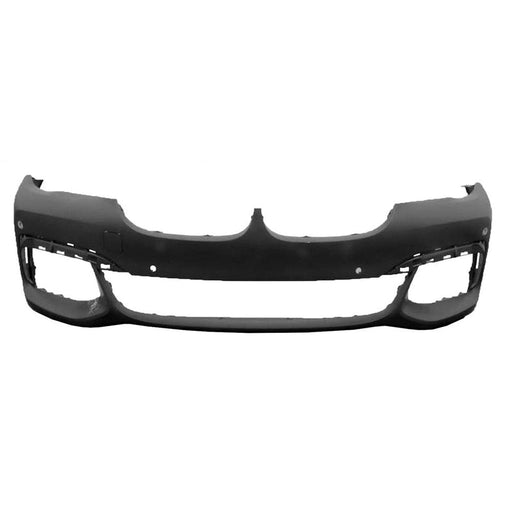 2016-2019 BMW 7 Series Front Bumper Without Sensor Holes With M-Package - BM1000454-Partify-Painted-Replacement-Body-Parts