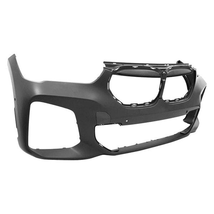 2020-2022 BMW X1 Front Bumper With M-Package & Without Headlight Washer Holes & With 4 Sensor Holes - BM1000524-Partify-Painted-Replacement-Body-Parts