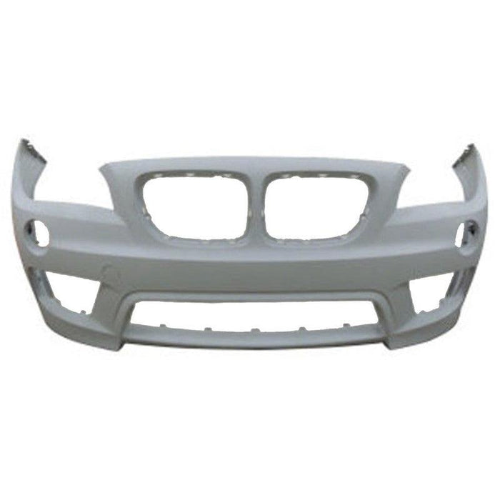 2013-2015 BMW X1 Front Bumper Without Sensor Holes/ Headlight Washer Holes With M-Package - BM1000302-Partify-Painted-Replacement-Body-Parts