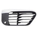 2016-2018 BMW X1 Lower Grille Passenger Side Painted Black With Silver Moulding With Sensor X-Line Model - BM1039201-Partify-Painted-Replacement-Body-Parts