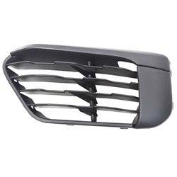 BMW X1 Lower OEM Grille Driver Side Matte Black Without Sensor Base Model - 51117453981