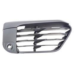 BMW X1 Lower OEM Grille Passenger Side Matte Black With Sensor Base Model - 51117453980