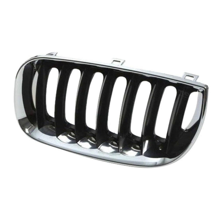 BMW X3 CAPA Certified Grille Driver Side Chrome Black - BM1200170C