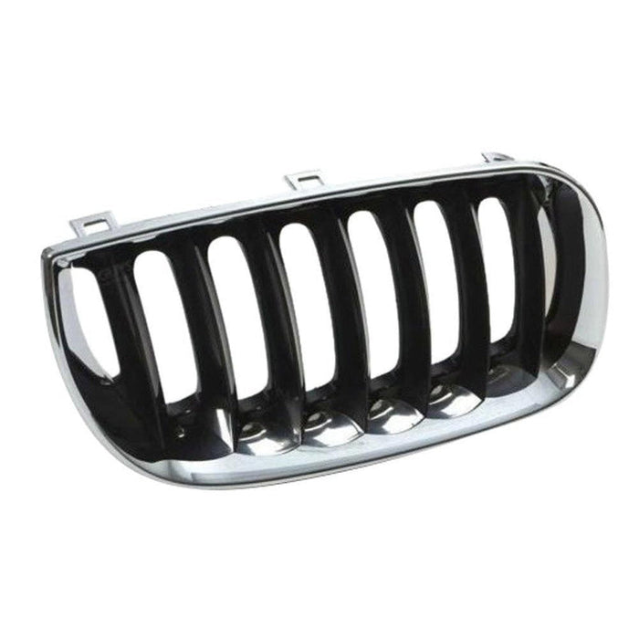 BMW X3 CAPA Certified Grille Passenger Side Chrome Black - BM1200169C