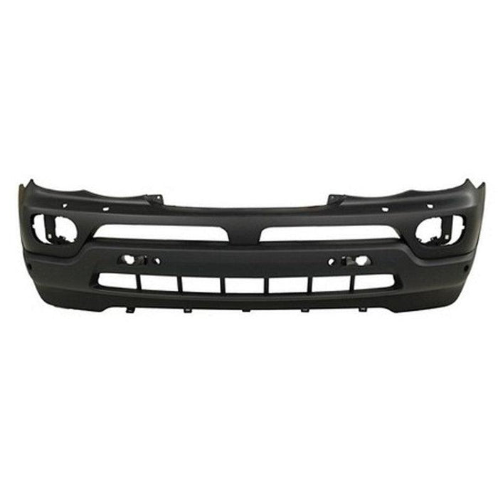 BMW X5 CAPA Certified Front Bumper With Sensor Holes/Headlight Washer Holes - BM1000166C