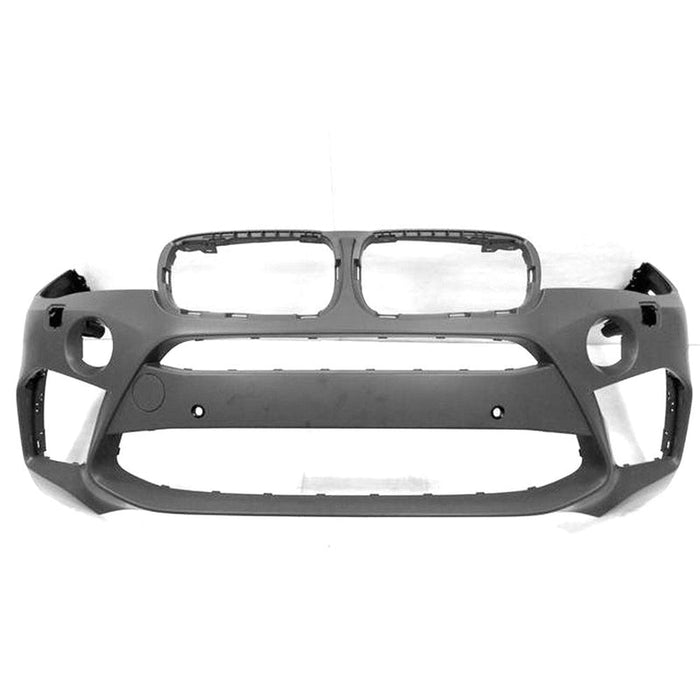 BMW X5 CAPA Certified Front Bumper With Sensor Holes/Headlight Washer Holes - BM1000435C