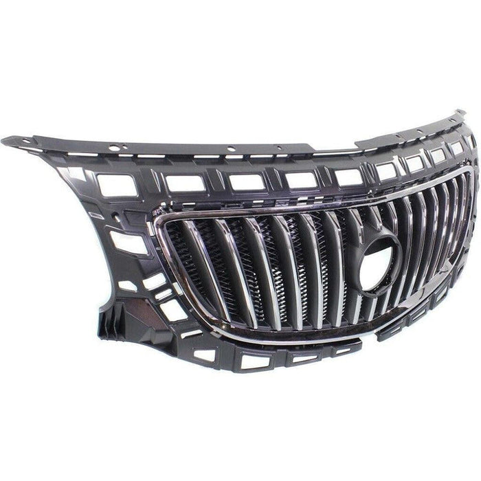 2011-2013 Buick Regal Grille Chrome Black - GM1200653-Partify-Painted-Replacement-Body-Parts