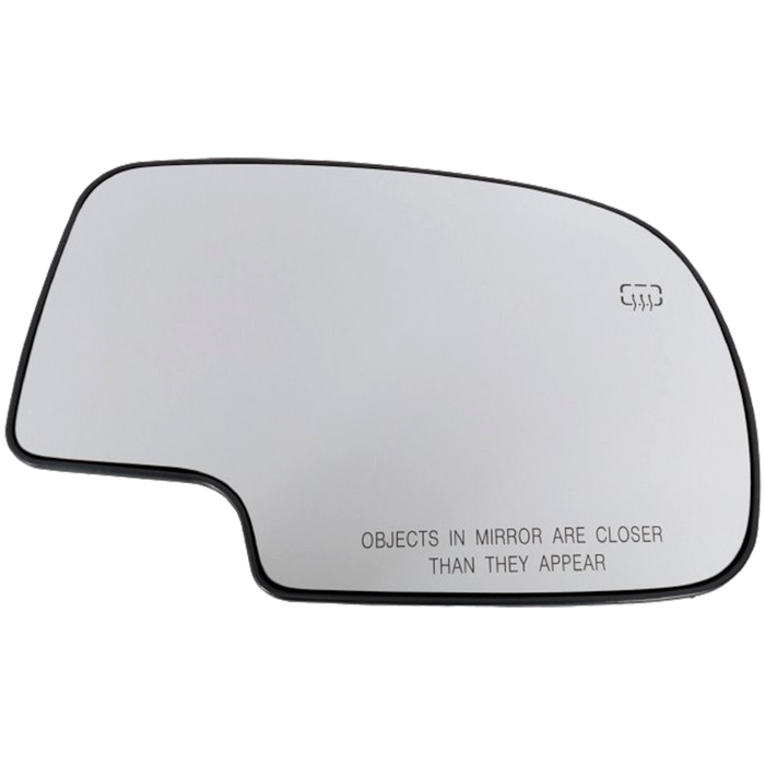 Cadillac Escalade/Chevrolet Avalanche 1500/Avalanche 2500/Silverado 1500/Silverado 1500 Classic/Tahoe/GMC Sierra 1500/Sierra 1500 Classic/Yukon Passenger Side Door Mirror Glass Heated W/O Signal Lamps W/O Light Sensitive - GM1325103
