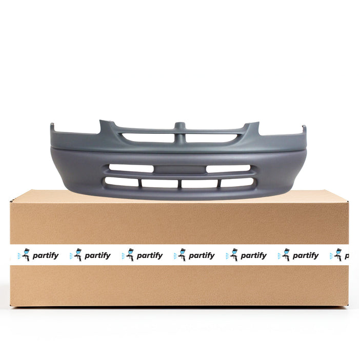 Dodge Caravan CAPA Certified Front Bumper W/O Fog Lamps Le Textured Finish Green Bottom - CH1000268C