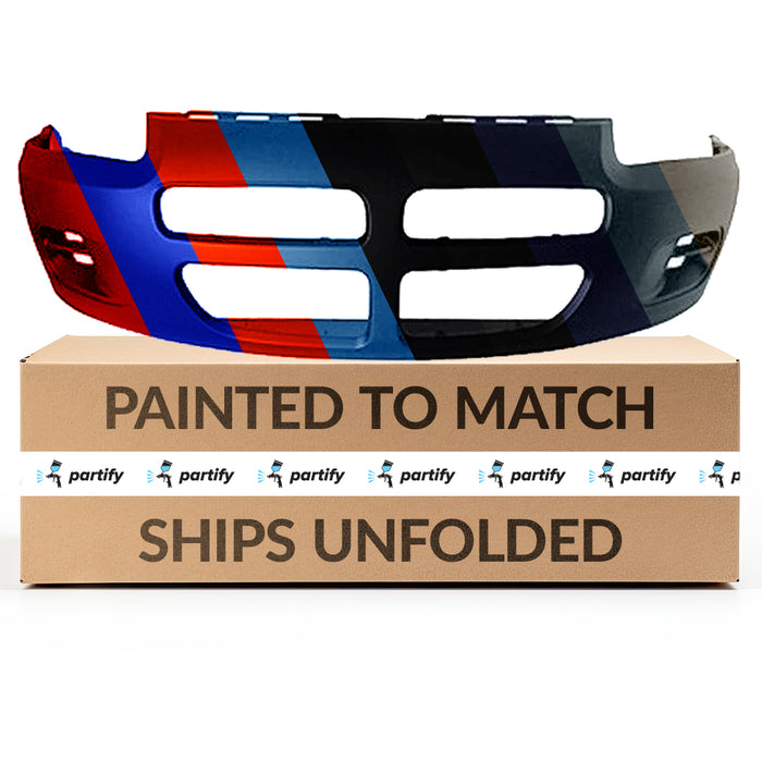 Parachoques delantero Dodge Stratus con certificación CAPA, sin orificios para luces antiniebla, sedán - CH1000324C