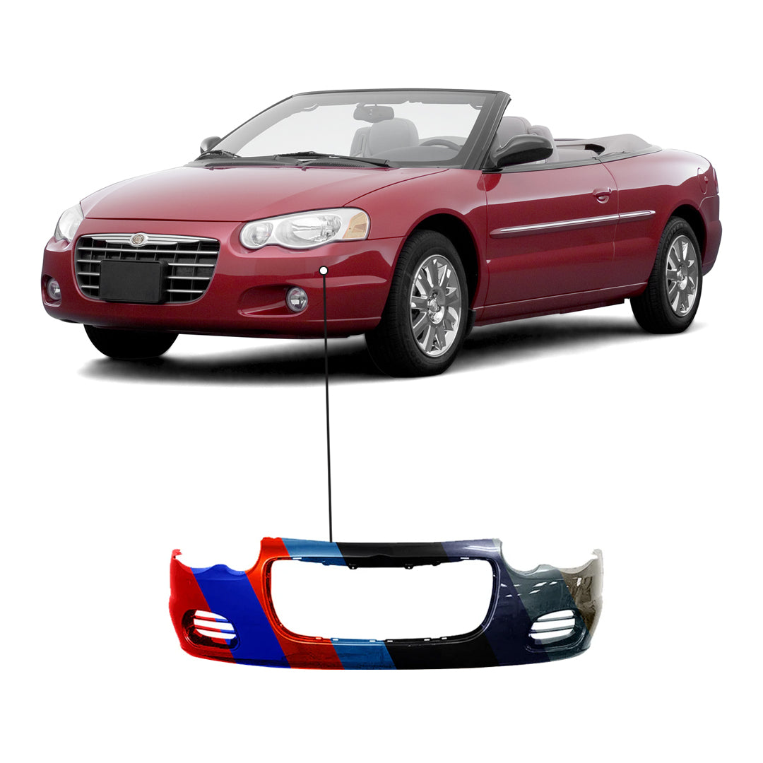 2004-2006 Chrysler Sebring Convertible Front Bumper With Fog Lamp