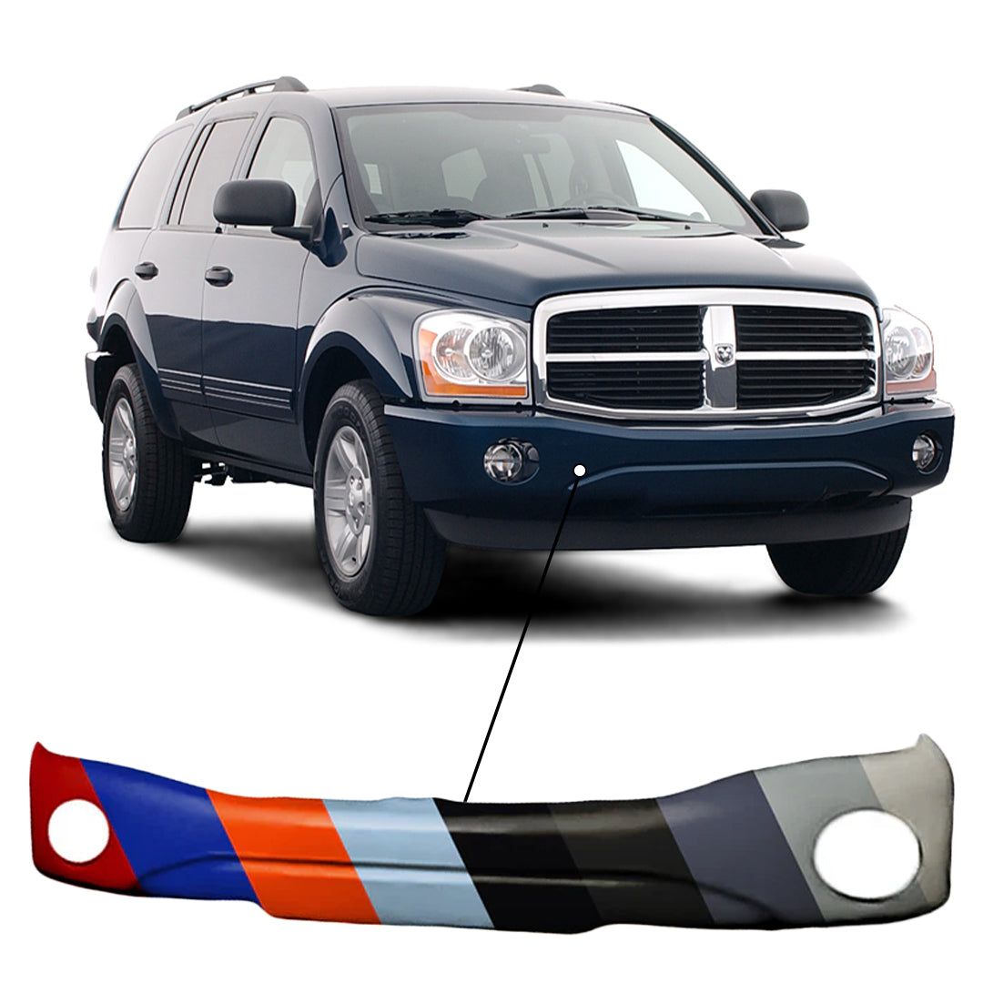 2004-2006 Dodge Durango Front Bumper With Fog Lamp Holes