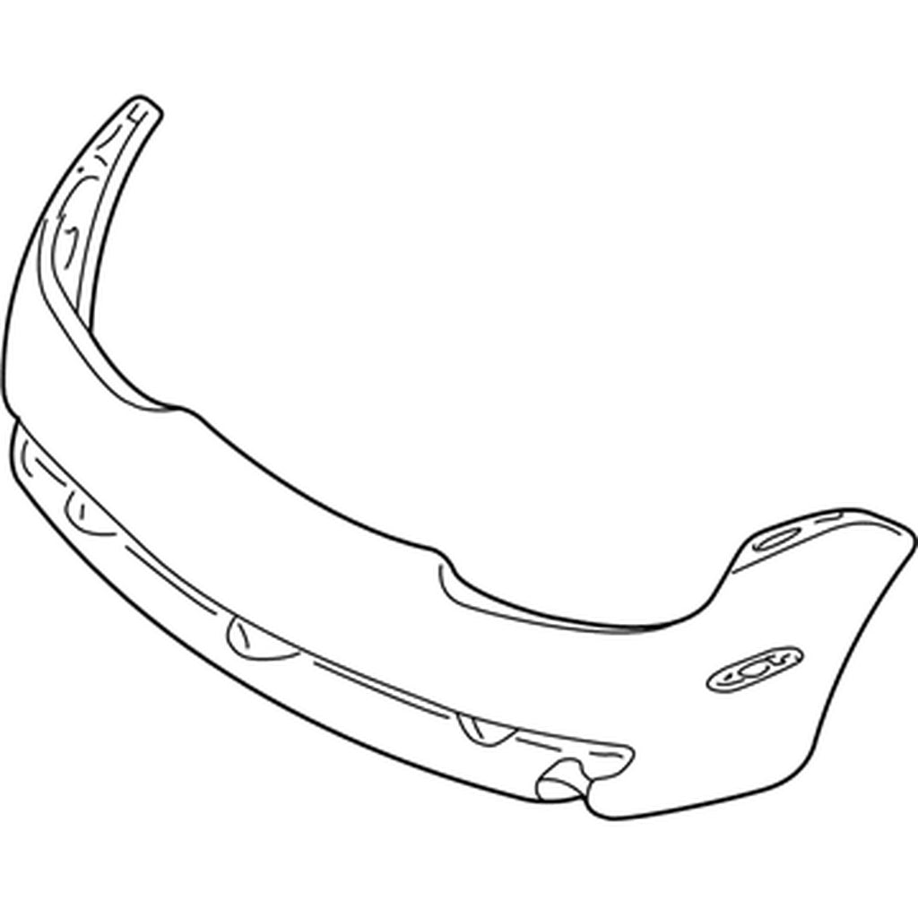 2001-2002 Dodge Neon R/T Front Bumper W/Lower Air Dam - CH1000436