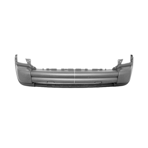 Jeep Liberty Front Bumper For Use without Tow Hooks Gray Textured Finish - CH1000458