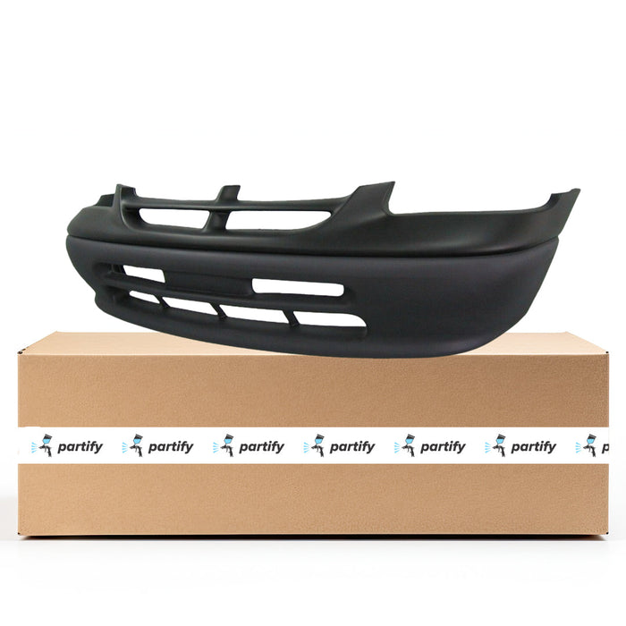 Dodge Caravan CAPA Certified Front Bumper W/O Fog Lamps Textured Finish Dark Gray Bottom - CH1000816C