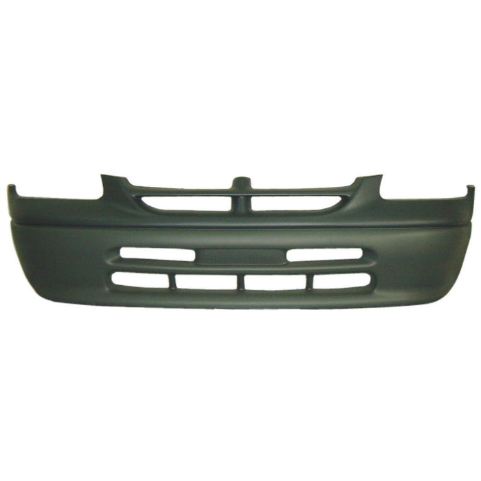 Dodge Caravan Front Bumper W/O Fog Lamps Textured Finish Green Bottom - CH1000818