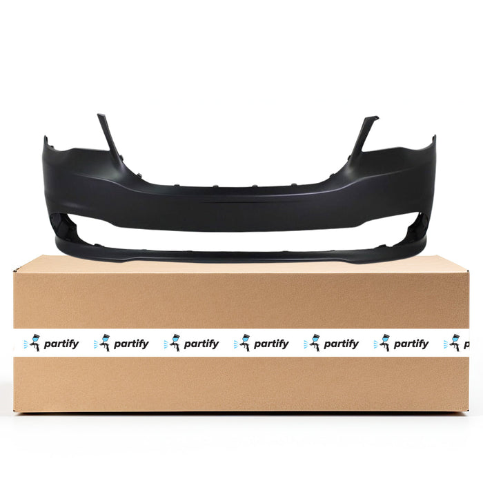 Dodge Caravan CAPA Certified Front Bumper W/O Fog Lamps Textured Finish W/Gray-Green Bottom W/Unprimedd Top - CH1000824C