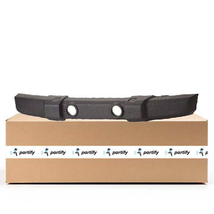 Parachoques delantero con certificación CAPA para Jeep Wrangler con orificios para lavafaros antiniebla y orificio para gancho de remolque - CH1000900C