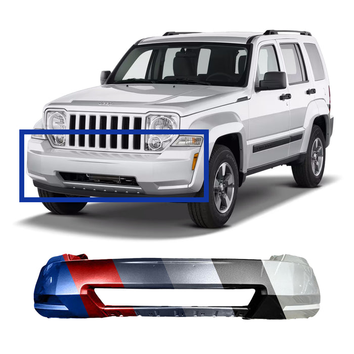 Jeep Liberty LTD Model CAPA Certified Front Bumper - CH1000968C