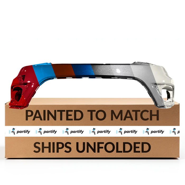 Dodge Journey Non-Crossroad Front Upper Bumper (Two-Piece Bumper) Without Headlight Washer Holes - CH1000A06