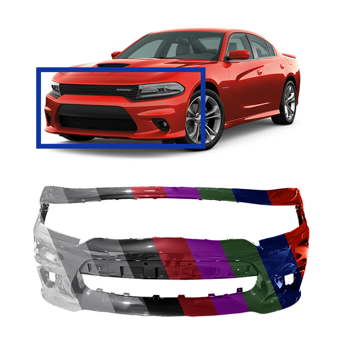 Dodge Charger Front Bumper For Use With Hood Scoop Models - CH1000A23