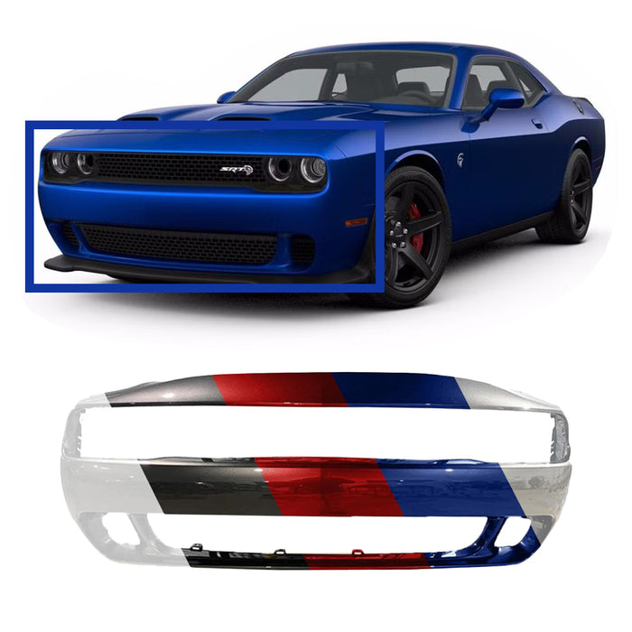 Dodge Challenger SRT HELLCAT/DEMON/R/T SCAT Front Bumper With Flares - CH1000A41